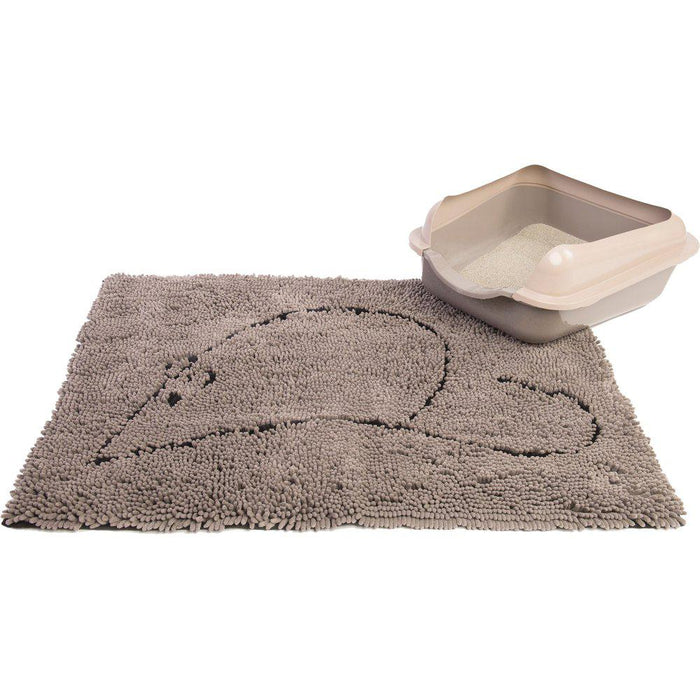 Dog gone smart Cat Litter Matta 88x66cm Grå