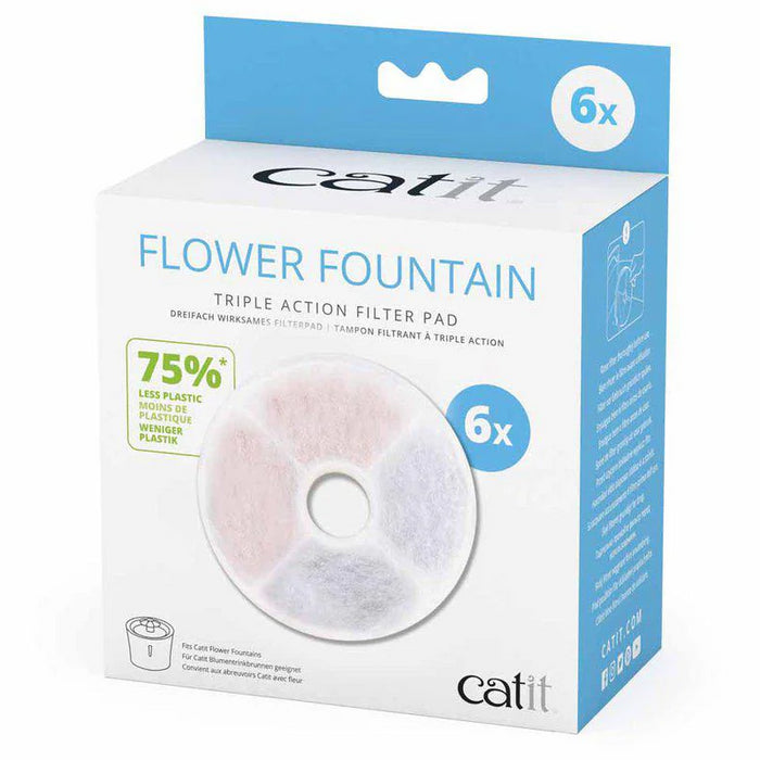 Catit Water Softening Filter Triple Action 6st