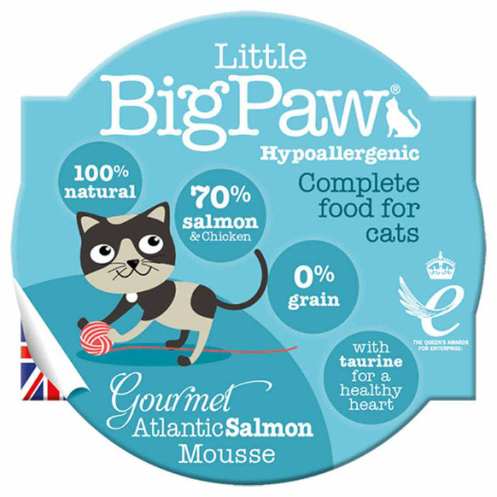 Little Big Paw Gourmet Atlantic Salmon Mousse 85g