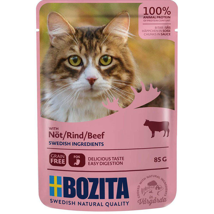 Bozita Cat Feline Nötkött Pouch 85g