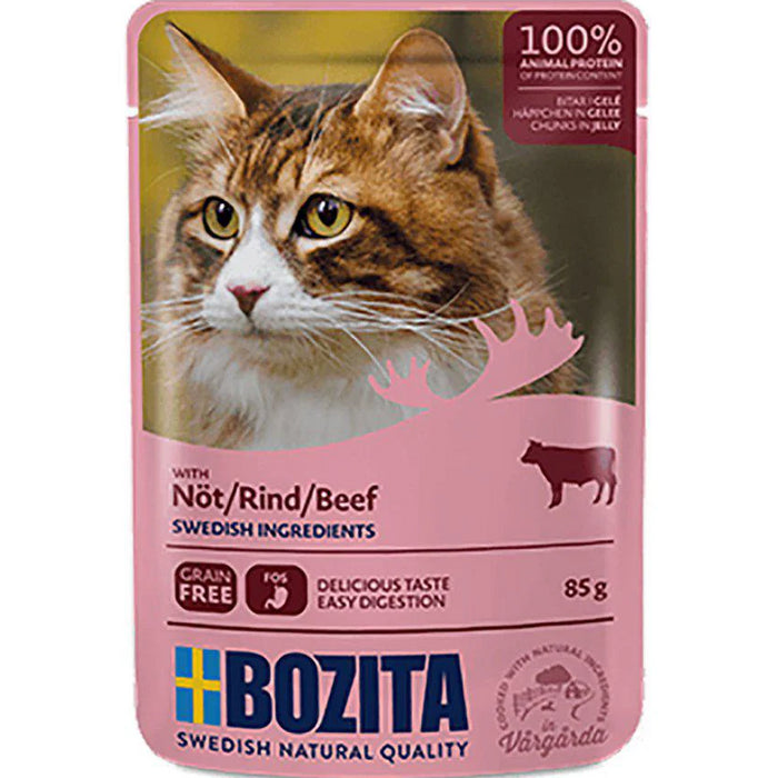 Bozita Cat Feline Nötkött Gelé Pouch 85g