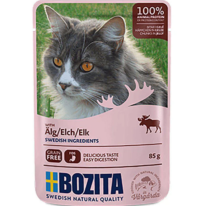 Bozita Cat Feline Älg I Gelé Pouch 85g