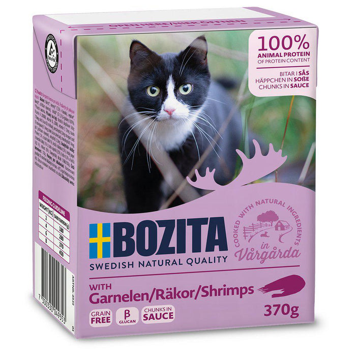 Bozita Cat Bitar Sås Räkor 370g