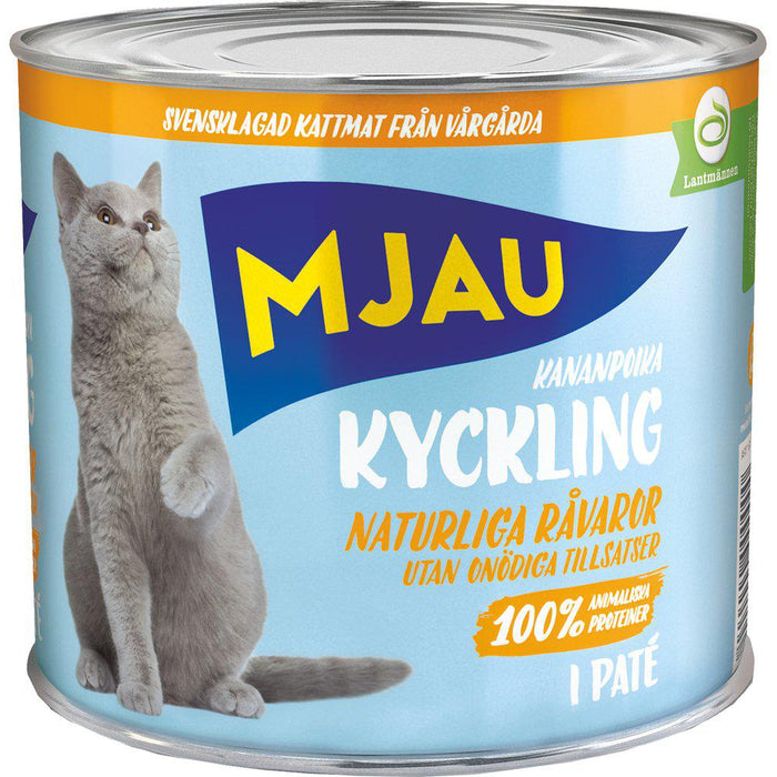 Mjau Konserv Kyckling 635g