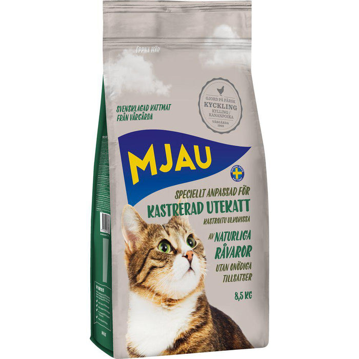 Mjau Kastrerad Utekatt 8.5kg