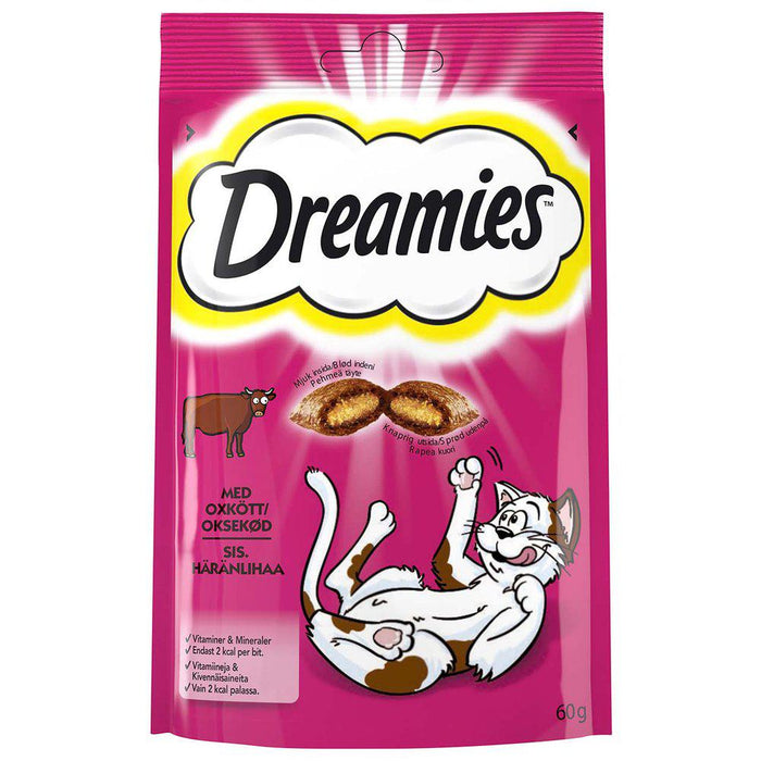 Dreamies Kattgodis Oxkött 60g