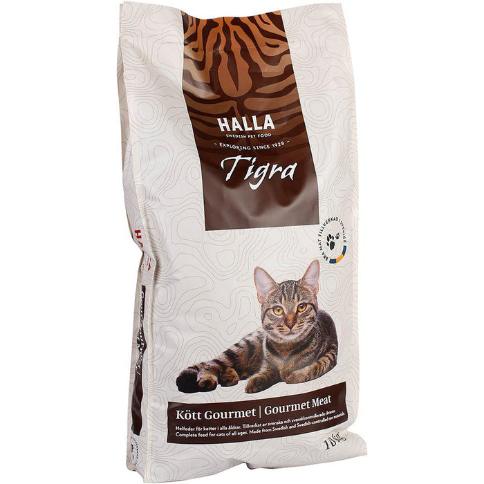 Halla Kattfoder Tigra Kött Gourmet