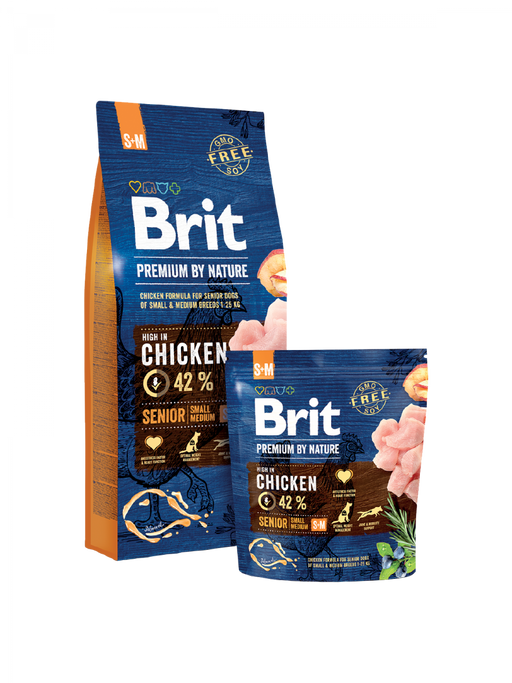 Brit Premium by Nature Senior S-M 15kg