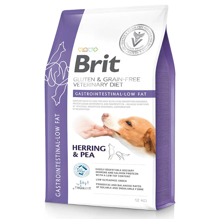 Brit Veterinary Diet Dog Grain Free Gastrointestinal-Low Fat Herring & Pea