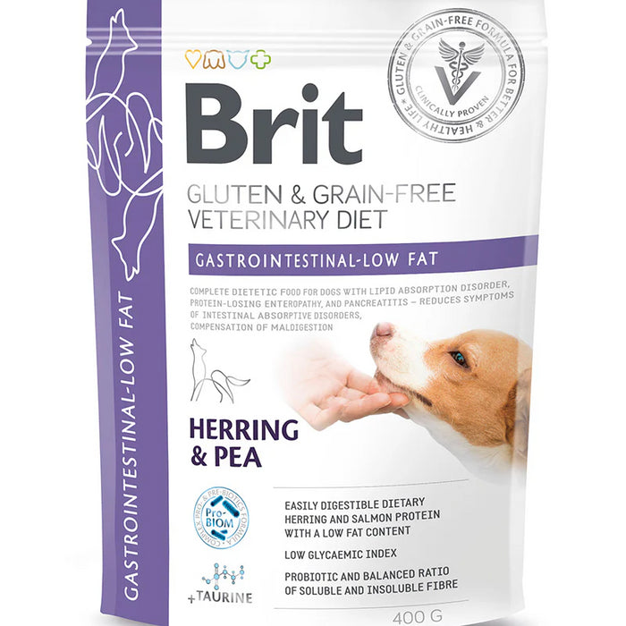 Brit Veterinary Diet Dog Grain Free Gastrointestinal-Low Fat Herring & Pea