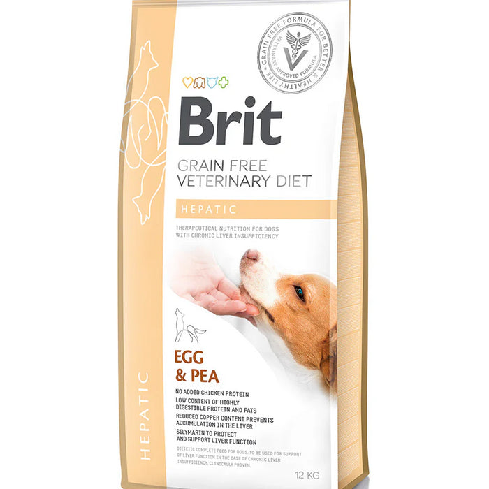 Brit Veterinary Diet Dog Grain Free Hepatic Egg & Pea