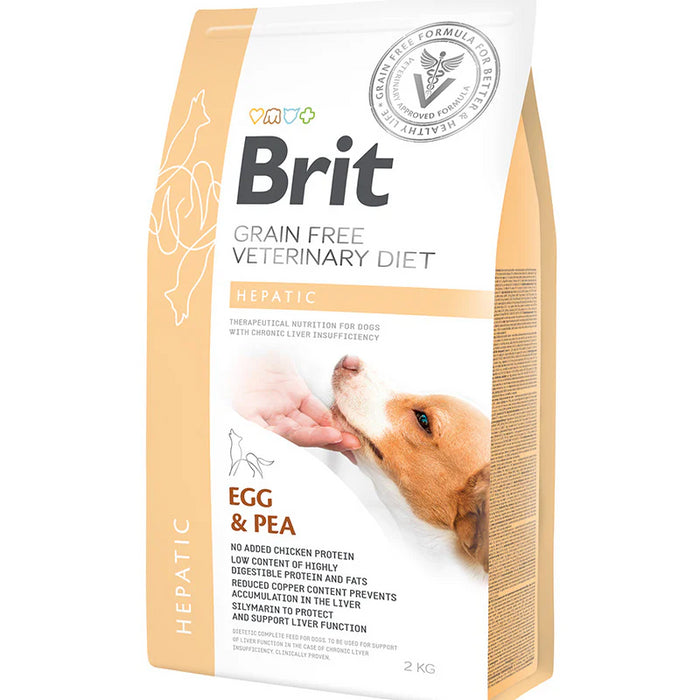 Brit Veterinary Diet Dog Grain Free Hepatic Egg & Pea