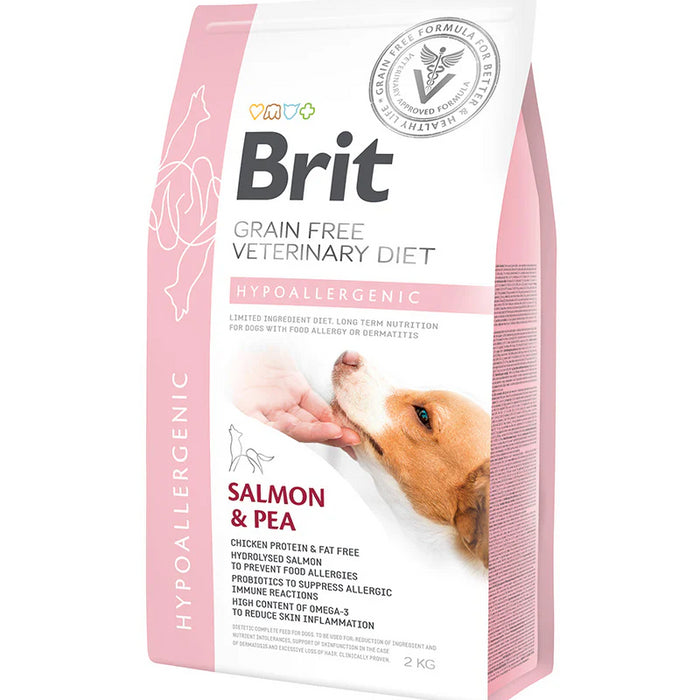 Brit Veterinary Diet Dog Grain Free Hypoallergenic Salmon & Pea