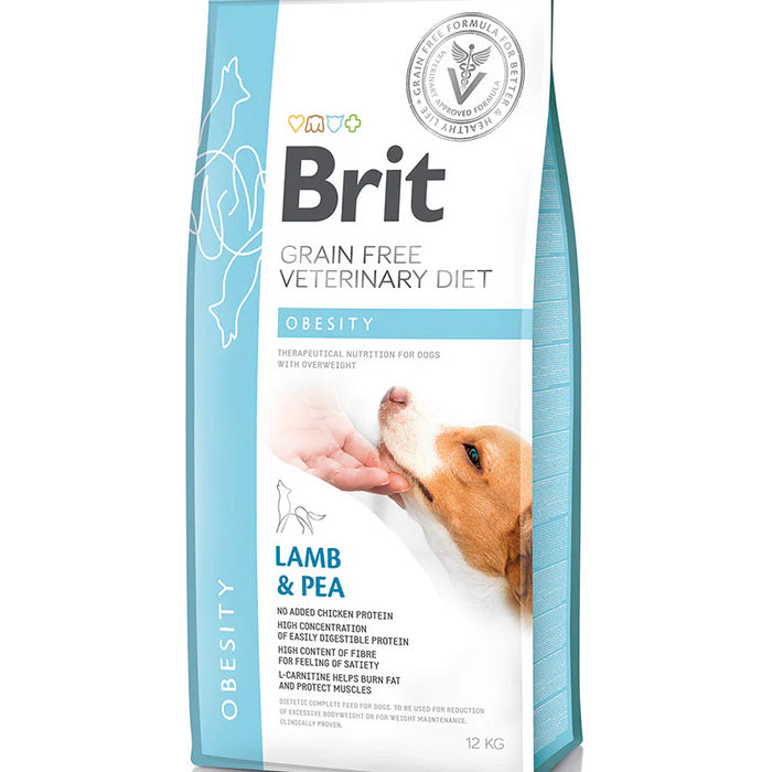 Brit Veterinary Diet Dog Grain Free Obesity Lamb & Pea