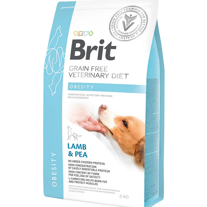 Brit Veterinary Diet Dog Grain Free Obesity Lamb & Pea