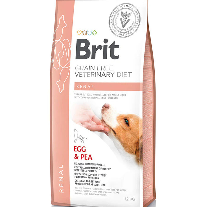 Brit Veterinary Diet Dog Garin Free Renal Egg & Pea