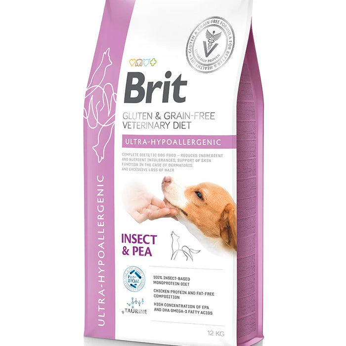 Brit Veterinary Diet Dog Ultra-hypoallergenic Insect & Pea