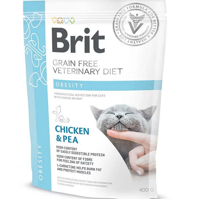 Brit Veterinary Diet Cat Grain Free Obesity Chicken & Pea