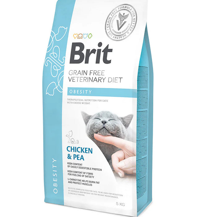 Brit Veterinary Diet Cat Grain Free Obesity Chicken & Pea