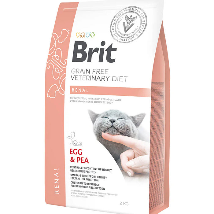 Brit Veterinary Diet Cat Grain Free Renal Egg & Pea