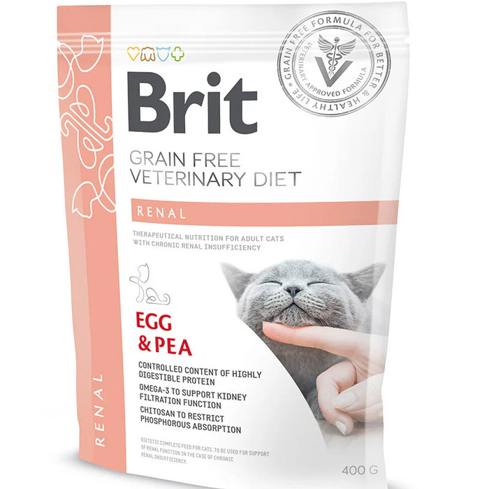 Brit Veterinary Diet Cat Grain Free Renal Egg & Pea