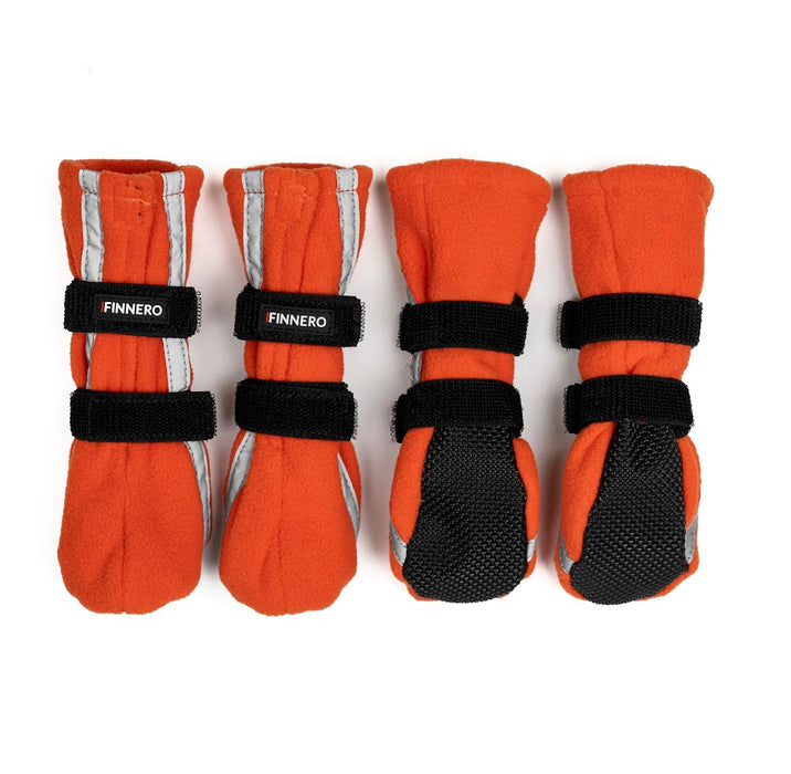 Finnero Hundsko HALLA Reflex Orange (4-pack)