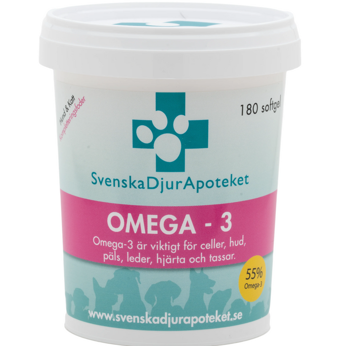 Svenska Djurapoteket Omega-3 180 Softgel