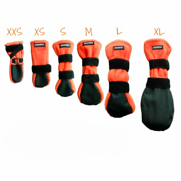 Finnero Hundsko HALLA Reflex Orange (4-pack)