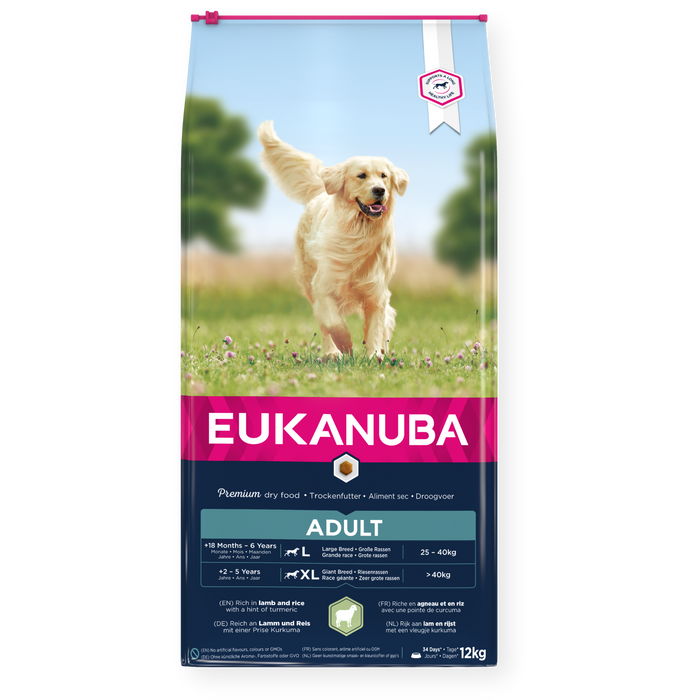 Eukanuba Adult Large Breed Lamb & Rice 12kg