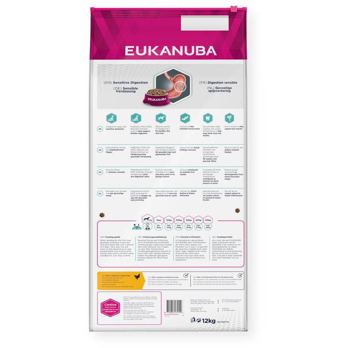 Eukanuba Daily Care Sensitive Digestion Adult All Breed 12kg