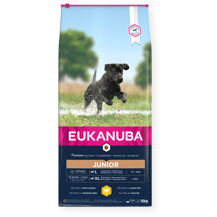 Eukanuba Junior Large Breed Fresh Chicken 15kg