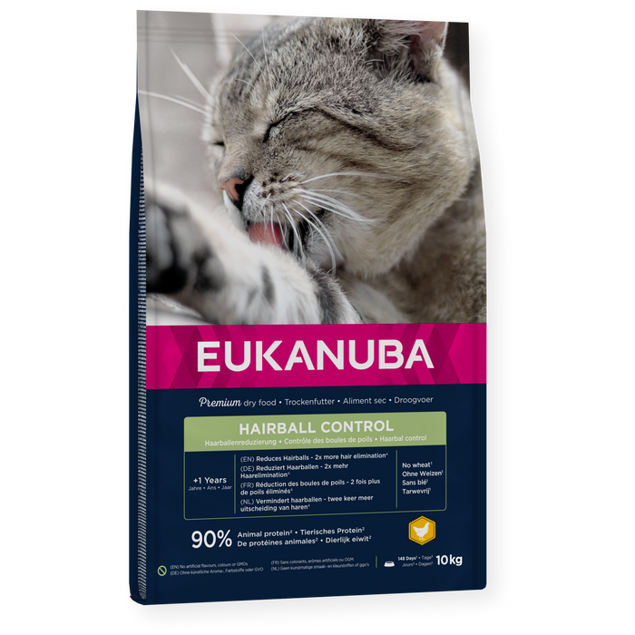 Eukanuba Cat Hairball Control Adult 10kg