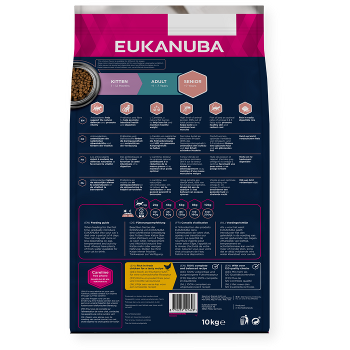 Eukanuba Cat Senior Chicken 10kg