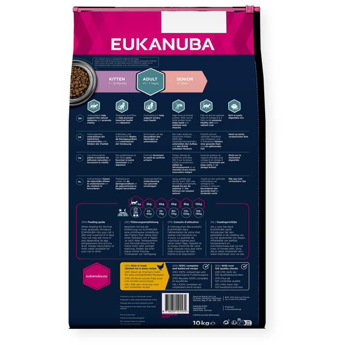 Eukanuba  Cat Adult Chicken 10kg