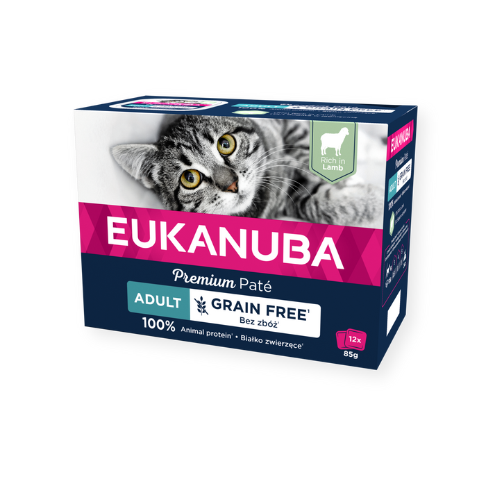 Eukanuba Cat Grain Free Lamb Paté 85g x12