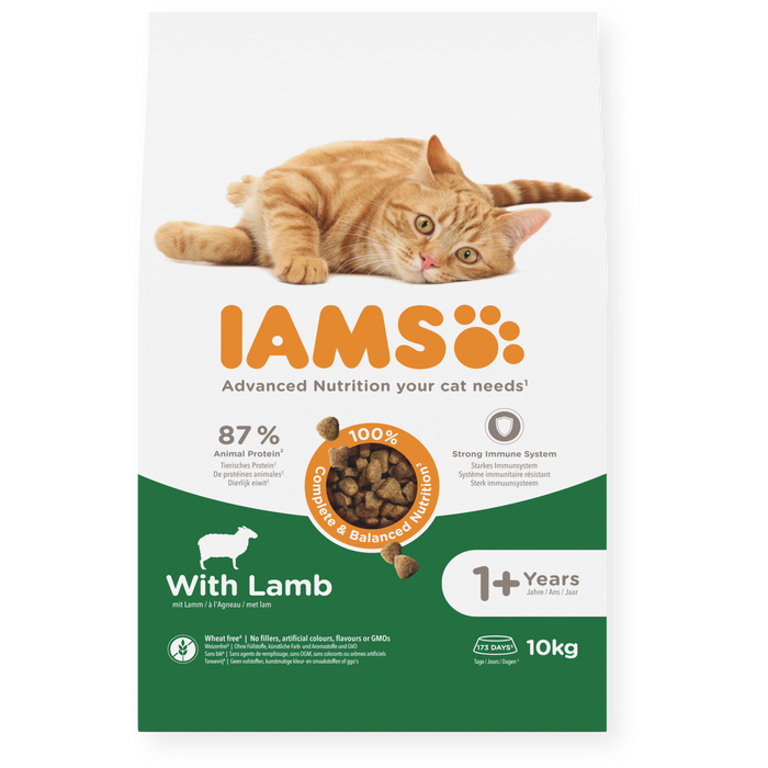 Iams Cat Adult Lamb 10kg