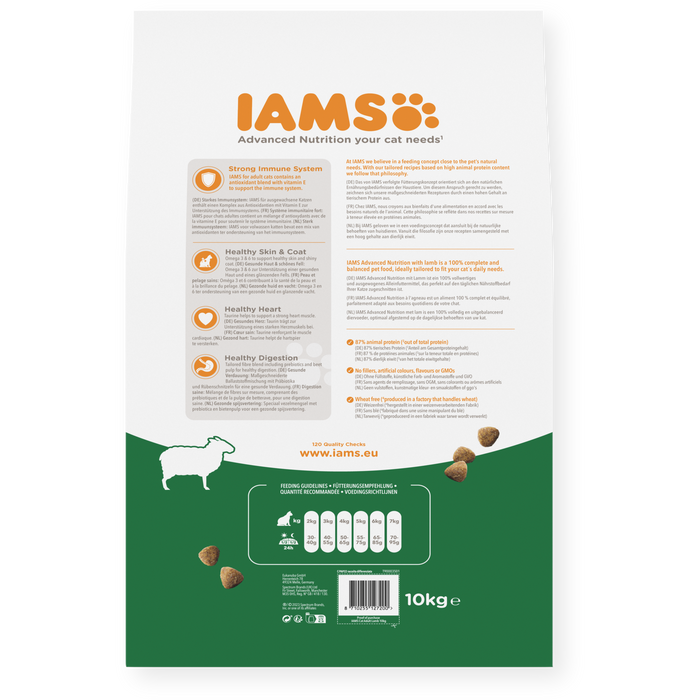 Iams Cat Adult Lamb 10kg