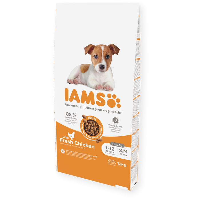 Iams Puppy Small & Medium Chicken 12kg