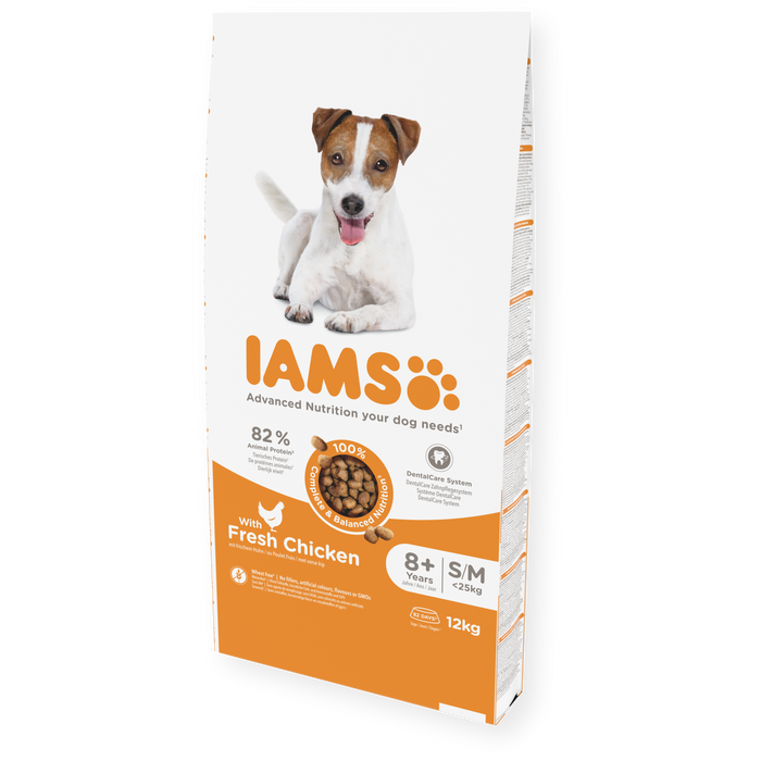 Iams Dog Senior Small & Medium Chicken 12kg