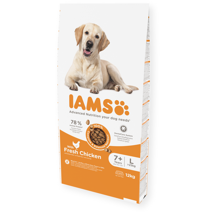 Iams Dog Senior Large Chicken 12kg