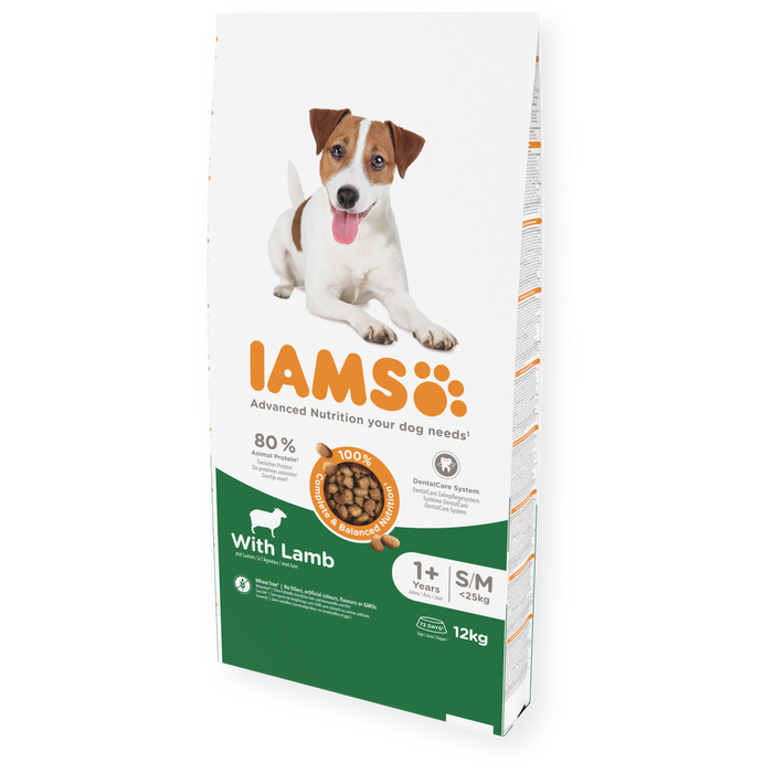 Iams Dog Small & Medium Lamb 12kg