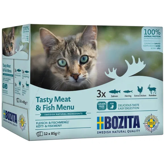 Bozita Meat & Fish Menu Sauce 12x85g