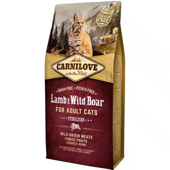 Carnilove Lamb Wild Boar Adult Sterilised