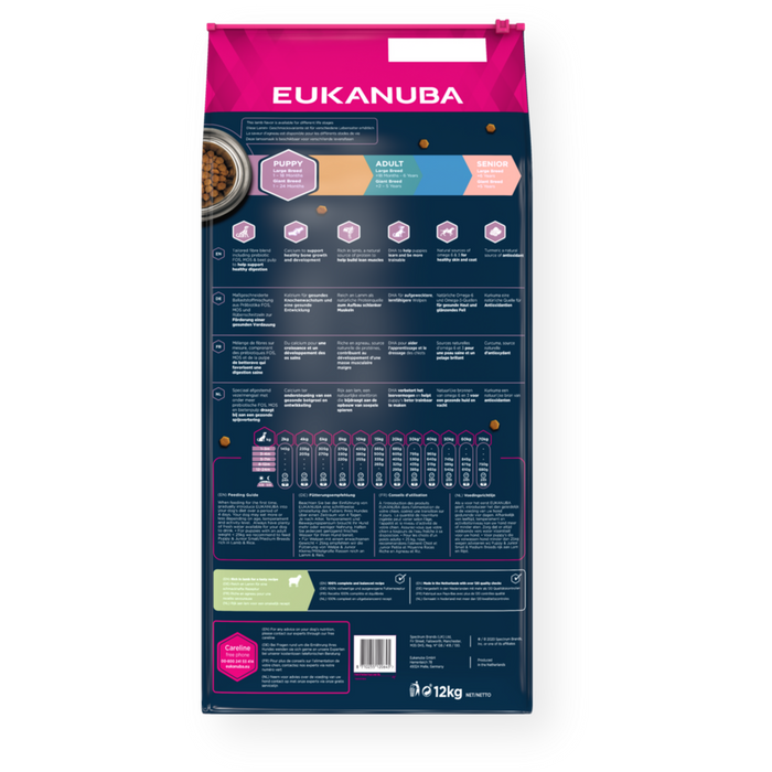 Eukanuba Puppy Large Breed Lamb & Rice 12kg