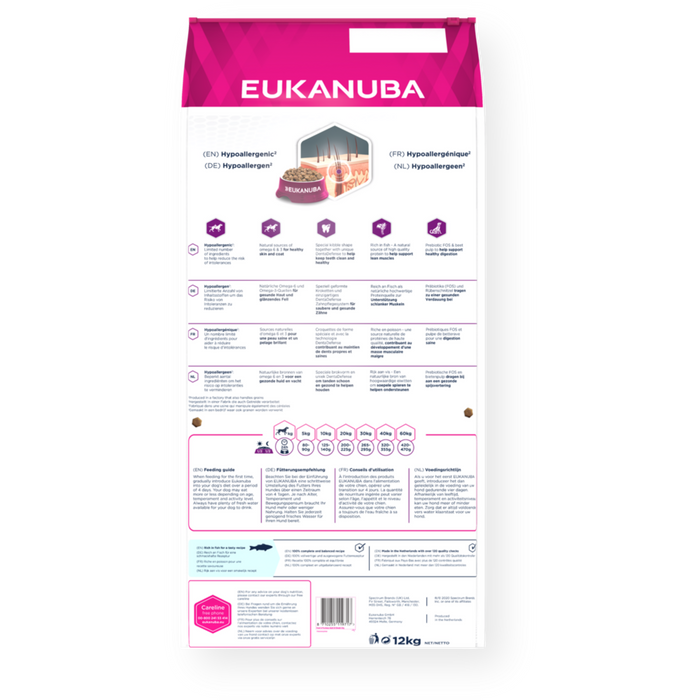 Eukanuba Daily Care Sensitive Skin Adult All Breed 12kg