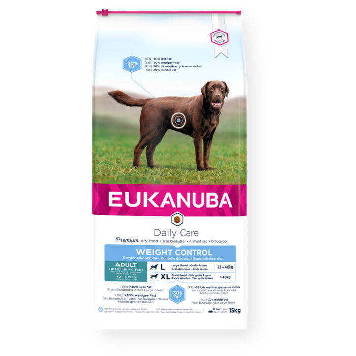 Eukanuba Daily Care Weight Control Adult Large Breed 15kg