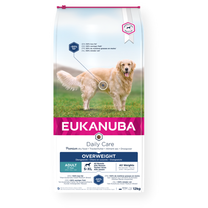 Eukanuba Daily Care Overweight Adult All Breed 12kg