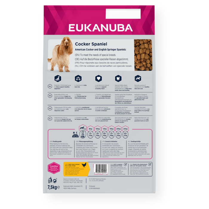 Eukanuba Breed Specific Cocker Spaniel Adult 7,5kg