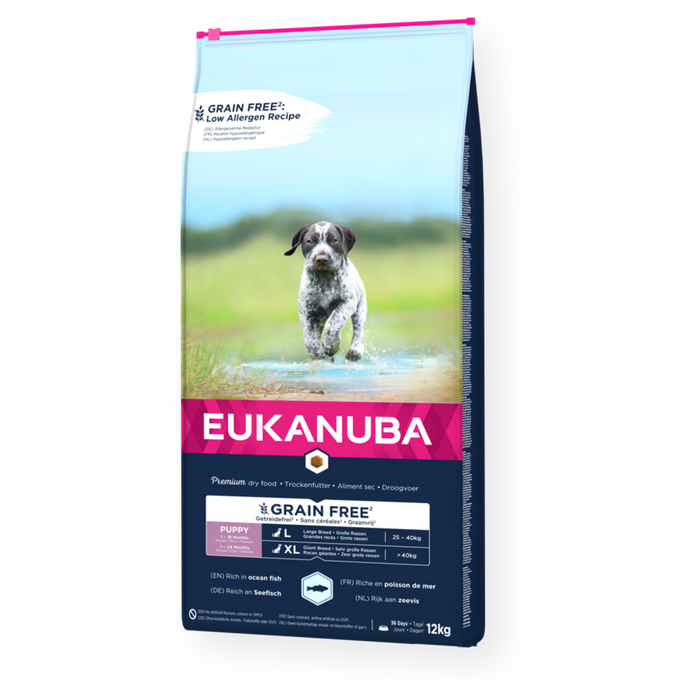 Eukanuba Grain Free Puppy Large Breed Ocean Fish 12kg