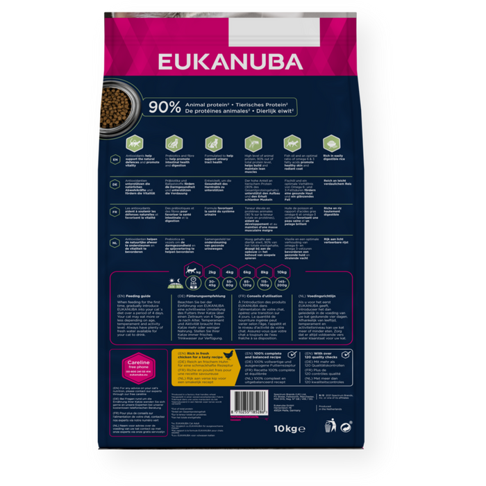 Eukanuba Cat Hairball Control Adult 10kg